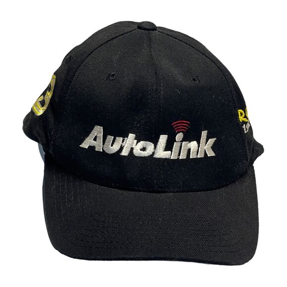 1998 Yupoong Flexfit Men Black Autolink Rocketsports Trans-Am Champions Cap L/XL - Picture 1 of 6